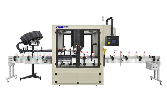 কেনা 6000BPH রোটারি অটোমেটিক ক্যাপিং মেশিন 6 মাথা অনলাইনে উৎপাদন