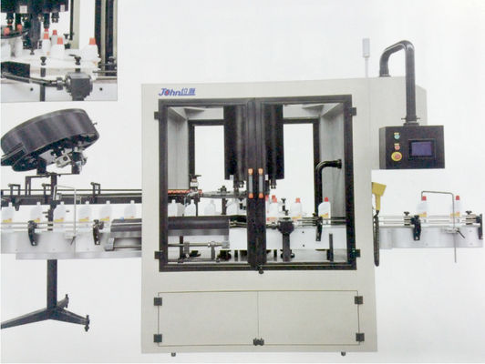 কেনা নন-মেটাল রোটারি অটোমেটিক ক্যাপিং মেশিন পিএলসি নিয়ন্ত্রিত বোতল অনলাইনে উৎপাদন