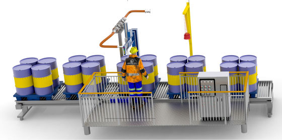 কেনা এক মাথা লুব্রিকেন্ট ফিলিং মেশিন 200-1000 কেজি সেমি অটোমেটিক ওজন ফিলার অনলাইনে উৎপাদন