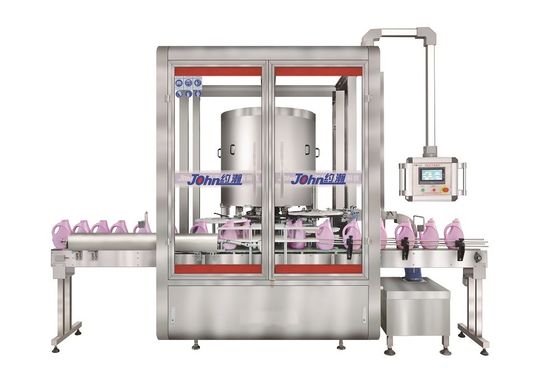 কেনা ওয়াশিং ডিটারজেন্ট স্বয়ংক্রিয় ক্যাপিং মেশিন 4 / 6 / 8 মাথা উচ্চ গতির অনলাইনে উৎপাদন