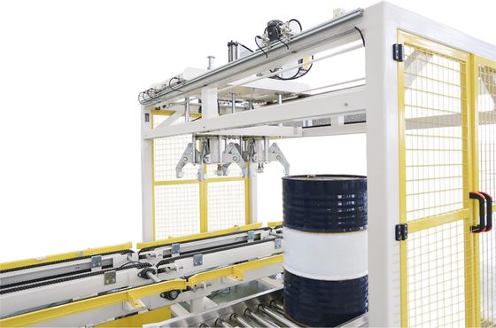 কেনা ২০০এল-১০০০এল ব্যারেল ভর্তি কীটনাশক ভর্তি মেশিন, একাধিক অ্যাজিমুথ ঘূর্ণায়মান ভর্তি হেড এবং অ্যান্টি-ড্রিপিং হপার সহ অনলাইনে উৎপাদন