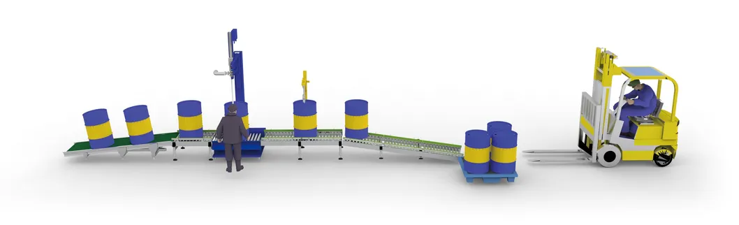 ২০০এল-১০০০এল ব্যারেল ভর্তি কীটনাশক ভর্তি মেশিন, একাধিক অ্যাজিমুথ ঘূর্ণায়মান ভর্তি হেড এবং অ্যান্টি-ড্রিপিং হপার সহ 0